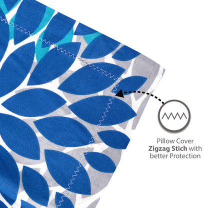 Silhouette Leaves Combo Bedsheet for Single and Double Bed