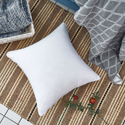 Microfiber Cushion Filler – Soft & Supportive Pillow Insert (Set of 1) - White