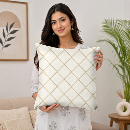 Rolex Sand Color Cushion Covers Set of 5