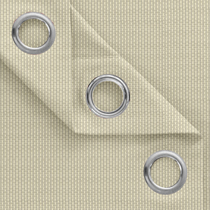 Melody Sheer Curtain Window Luxury Soft Single Panel (Set of 1) - Vanilla Ice