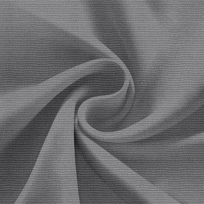 Poplin Sheer Window Curtain Soft Decorative Panel (Set of 1) - Grey