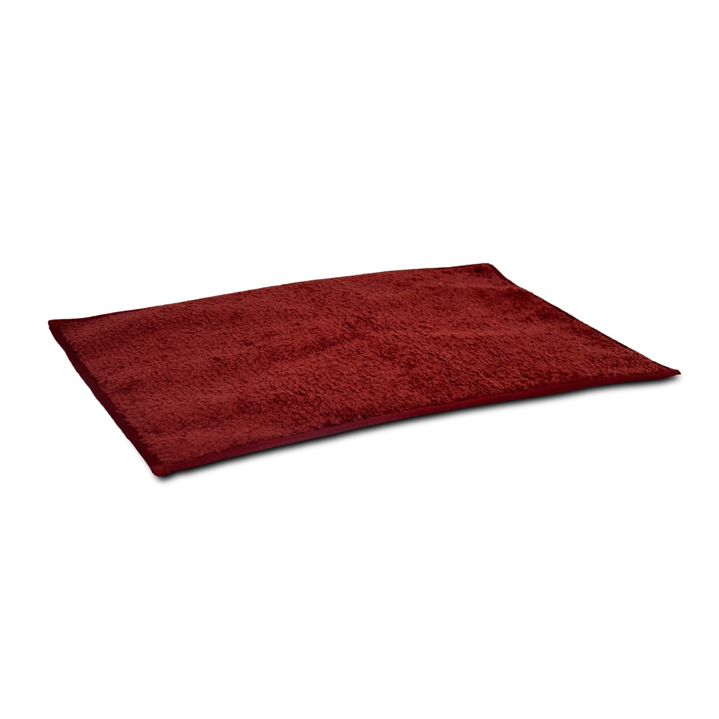 Microfiber Door Mat for Indoor/Outdoor Non Slip Rubber Maroon Set of 2