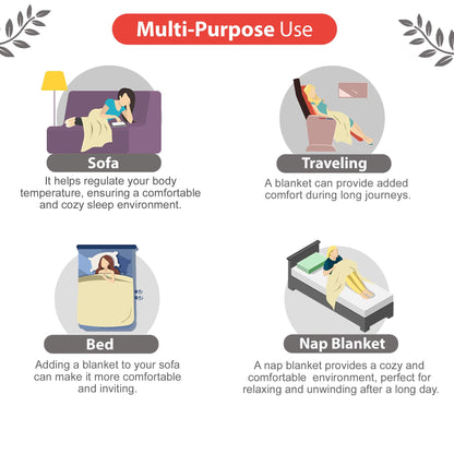 Triangle Red 144 TC 100% Cotton Summer AC Dohar for Single Bed