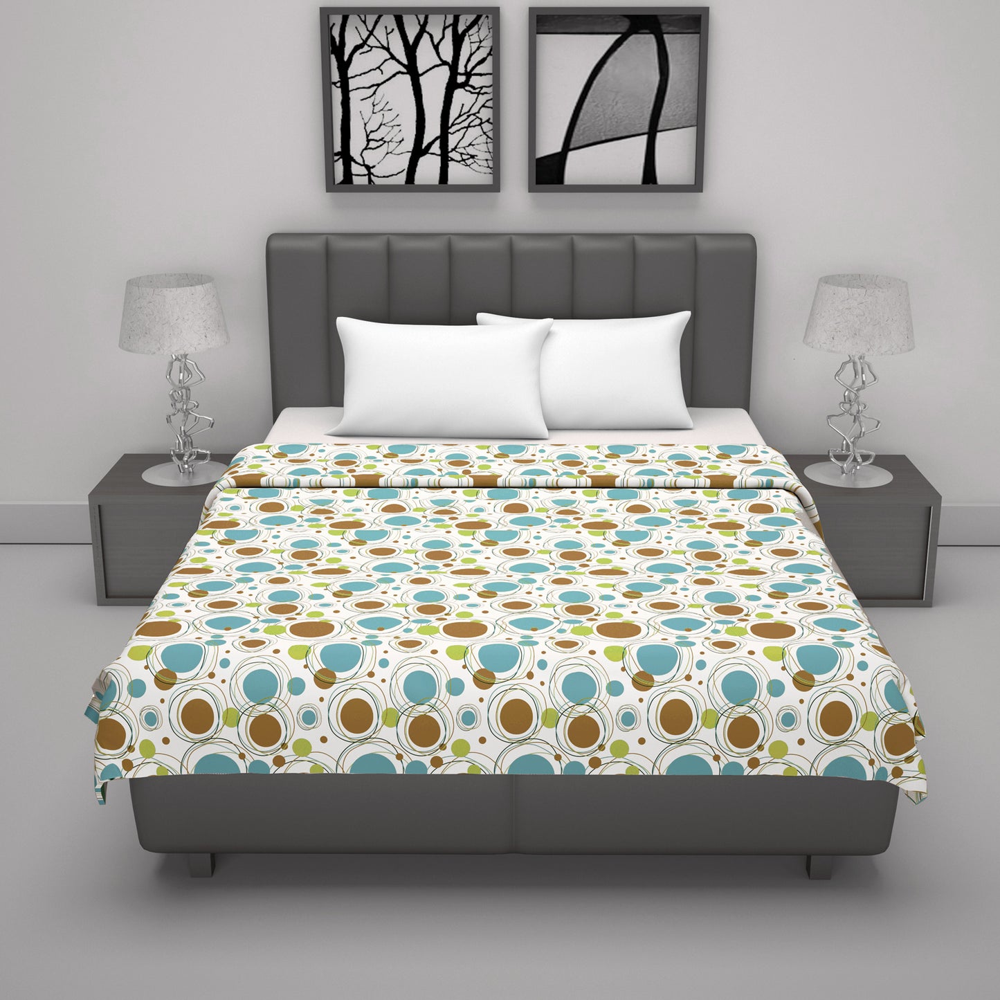 Polka Dot All Season AC Dohar for Double Bed