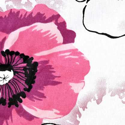 Pink Floral Pure Cotton Lightweight Dohar For Double Bed