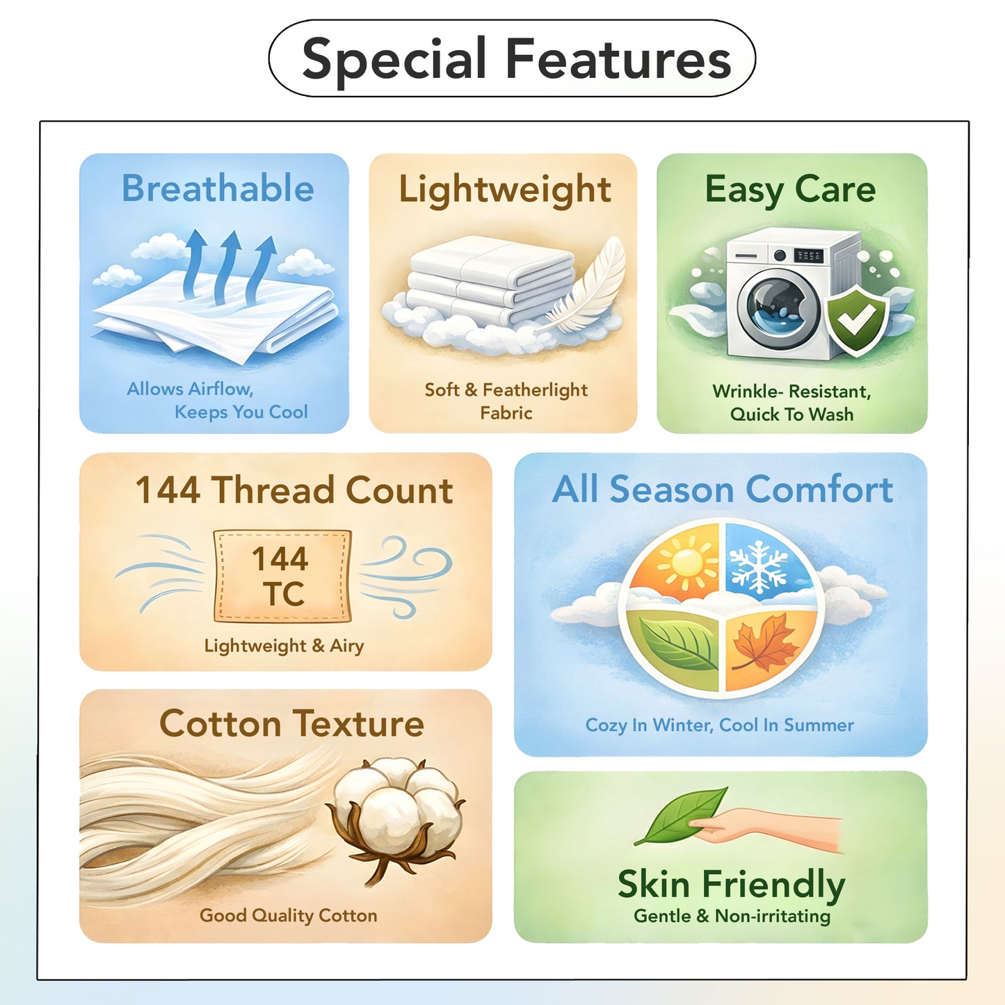 Pink Floral Single Cotton Bedsheet