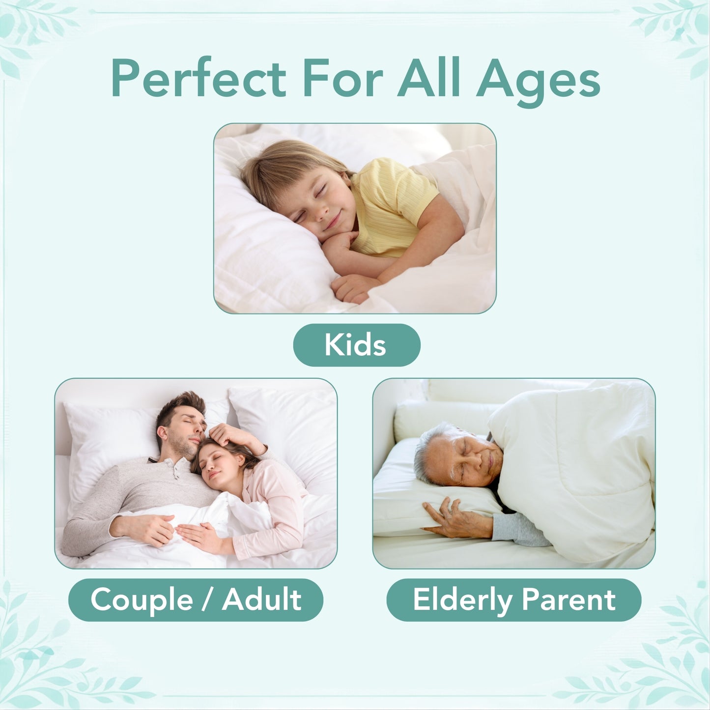 Mint Green Floral Pure Cotton Lightweight Dohar For Double Bed