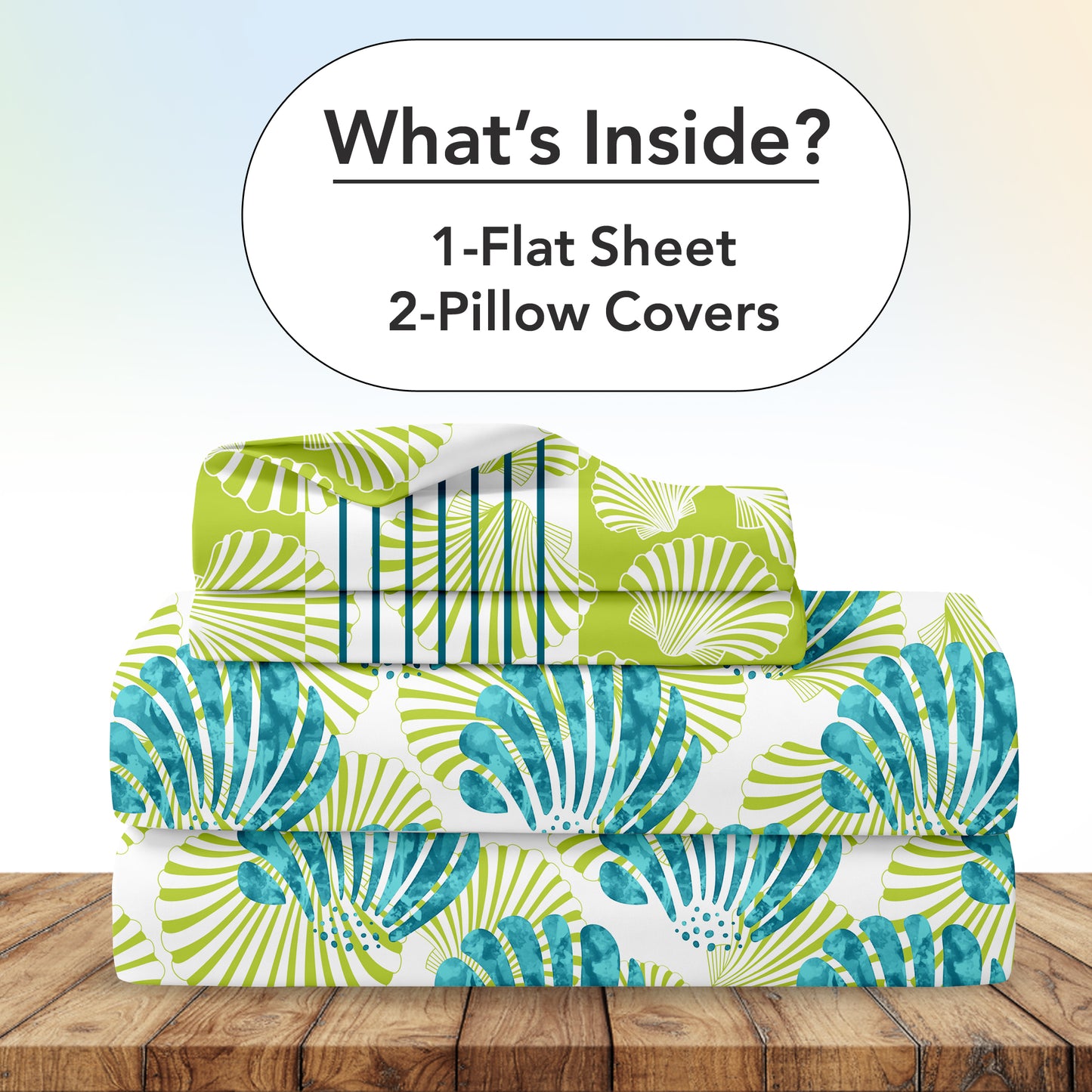 Neutral Floral Bedsheet For Double Bed