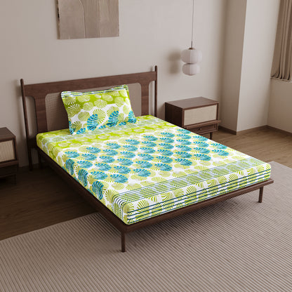 Neutral Floral Single Bedsheet