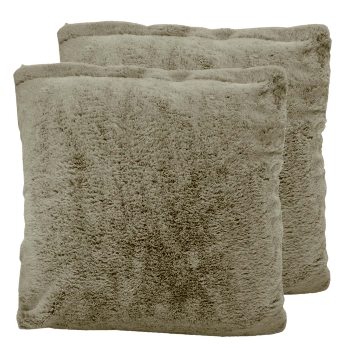 Fluffy Fur Cushion Cover Set of 2 – Soft Decorative Pillow Covers