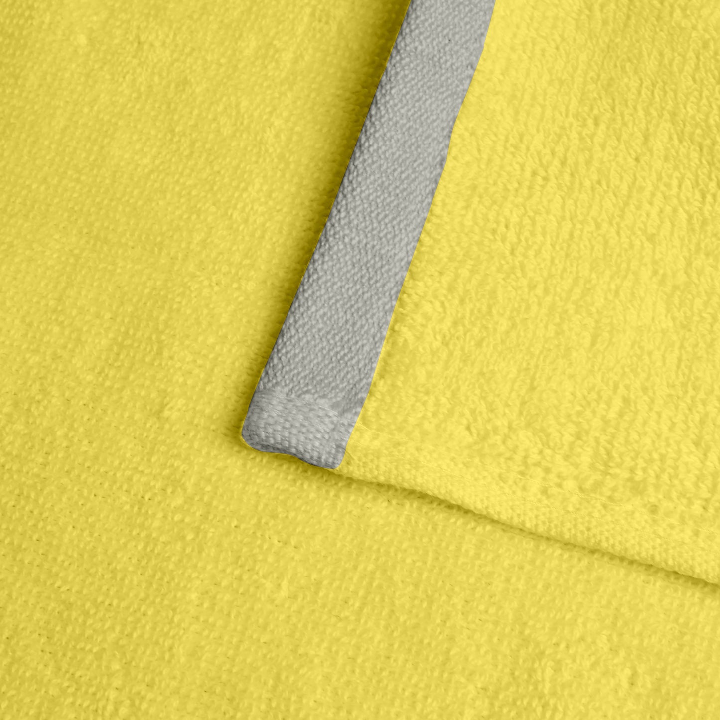 Yellow Cotton Face Towels Set of 6 (30x30 cm)