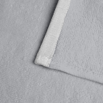 Grey Cotton Face Towels Set of 4 (30x30 cm)