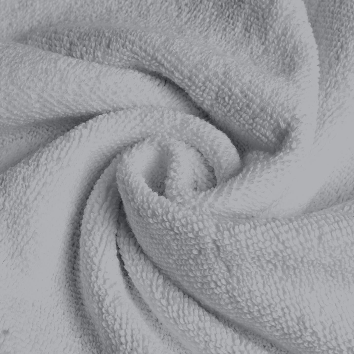 Grey Cotton Face Towels Set of 4 (30x30 cm)