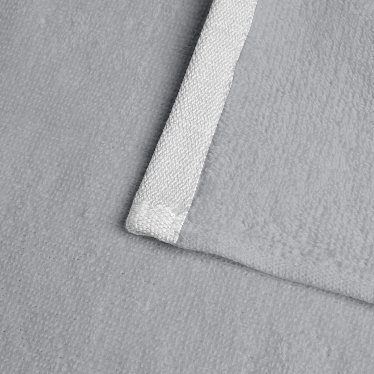 Grey Cotton Face Towels Set of 6 (30x30 cm)