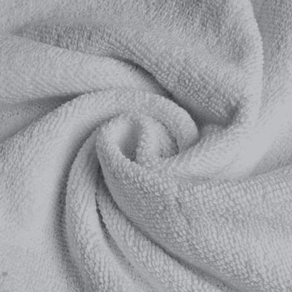 Grey Cotton Face Towels Set of 6 (30x30 cm)