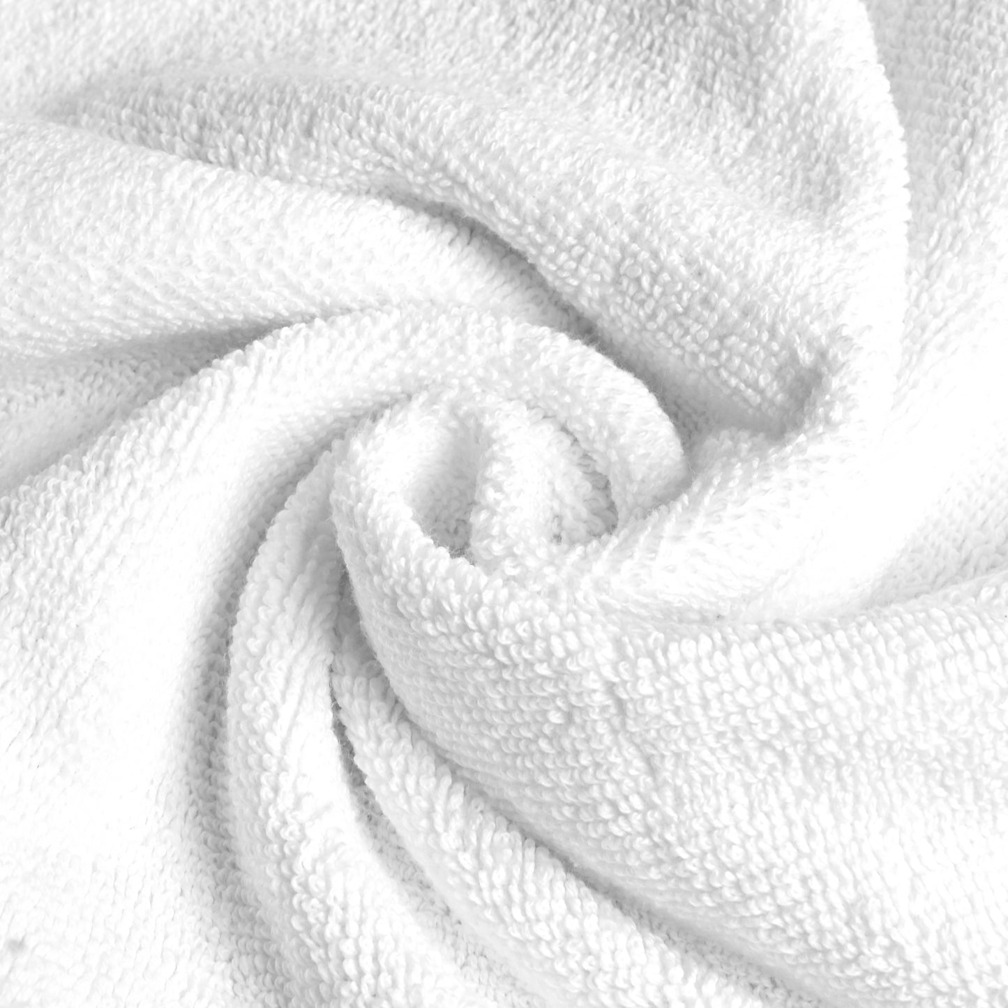 White Cotton Face Towels Set of 4 (30x30 cm)