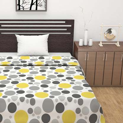 Colorful Polka Dots 144 TC 100% Cotton All Weather Single Bed Dohar