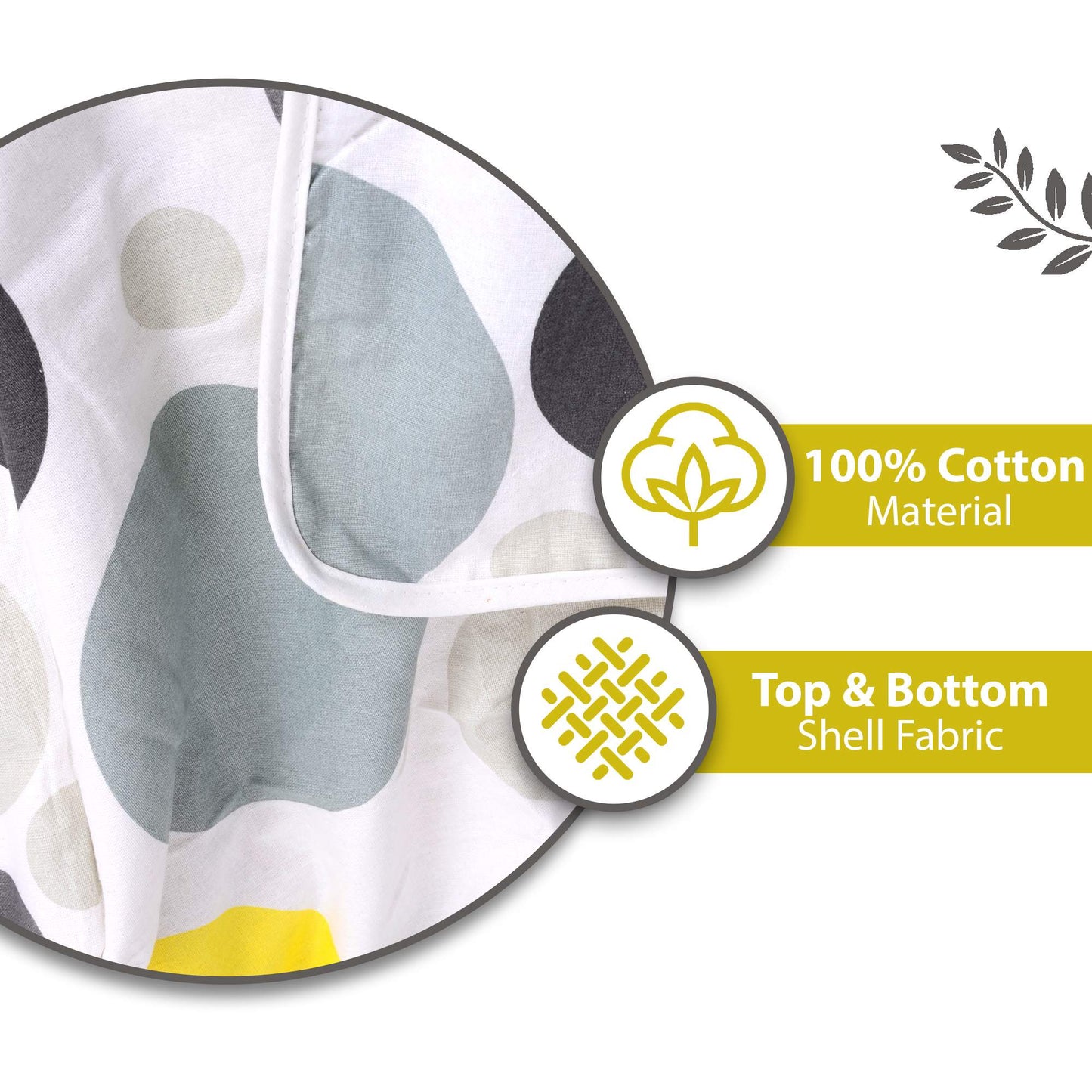 Colorful Polka Dots 144 TC 100% Cotton All Weather Single Bed Dohar