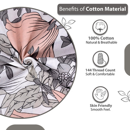 Bloom Floral Print Single Bedsheet