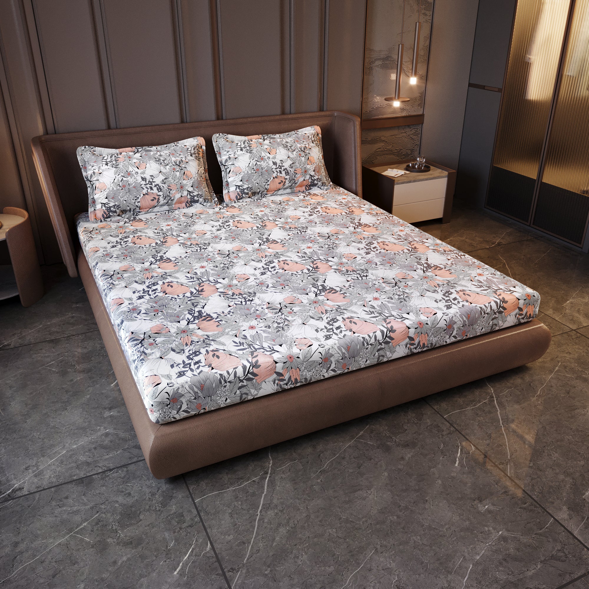 buy grey color bedsheets
