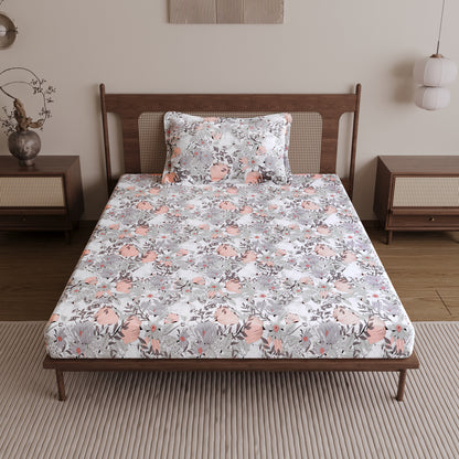 Bloom Floral Print Single Bedsheet