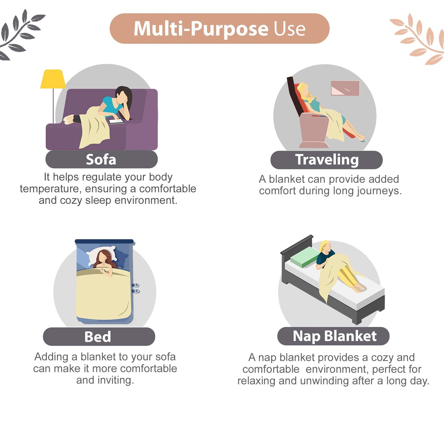 Bloom Floral Print Style 144 TC 100% Cotton Dohar For Single Bed