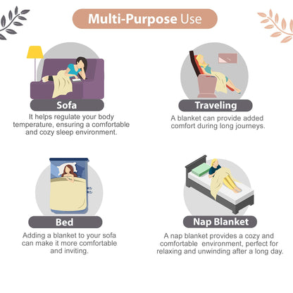 Bloom Floral Print Style 144 TC 100% Cotton Dohar For Single Bed