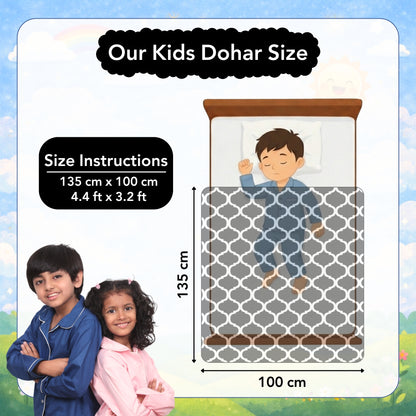 Black Abstract Print Super Soft Brushed for 0-3 Years Baby Single Bed AC Blanket for Kids