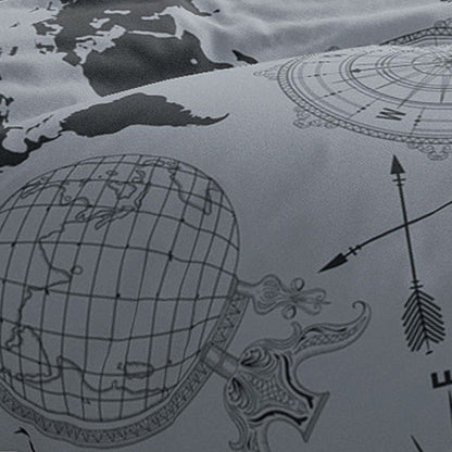 Grey Abstract Print Eco Friendly for 0-3 Years Baby Single Bed AC Blanket for Kids