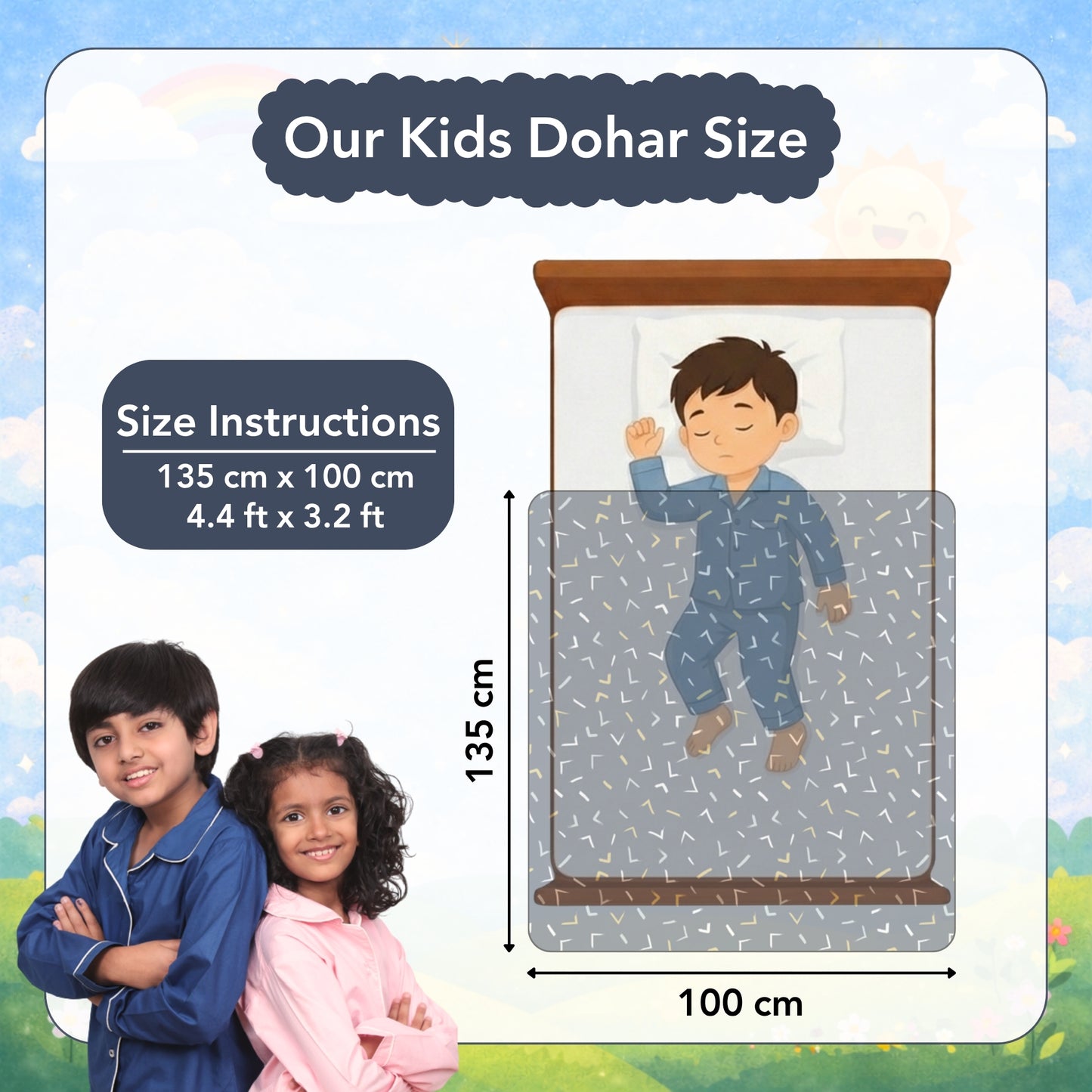 Abstract Print Blue Elegant Look and Feel for 0-3 Years Baby Single Bed AC Blanket for Kids