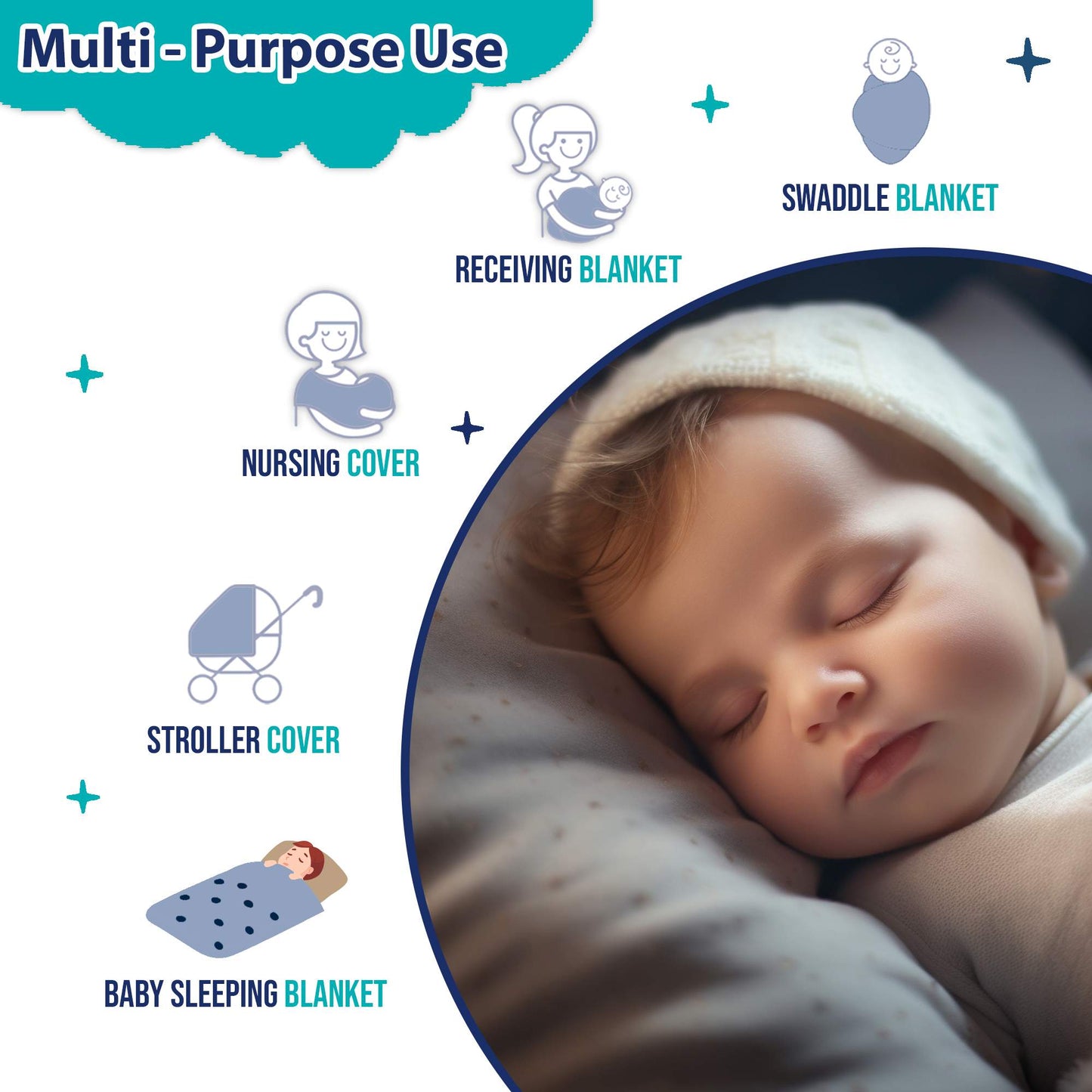 Medieval Blue Floral Single Kids Bed Comforter – 120 GSM Microfiber