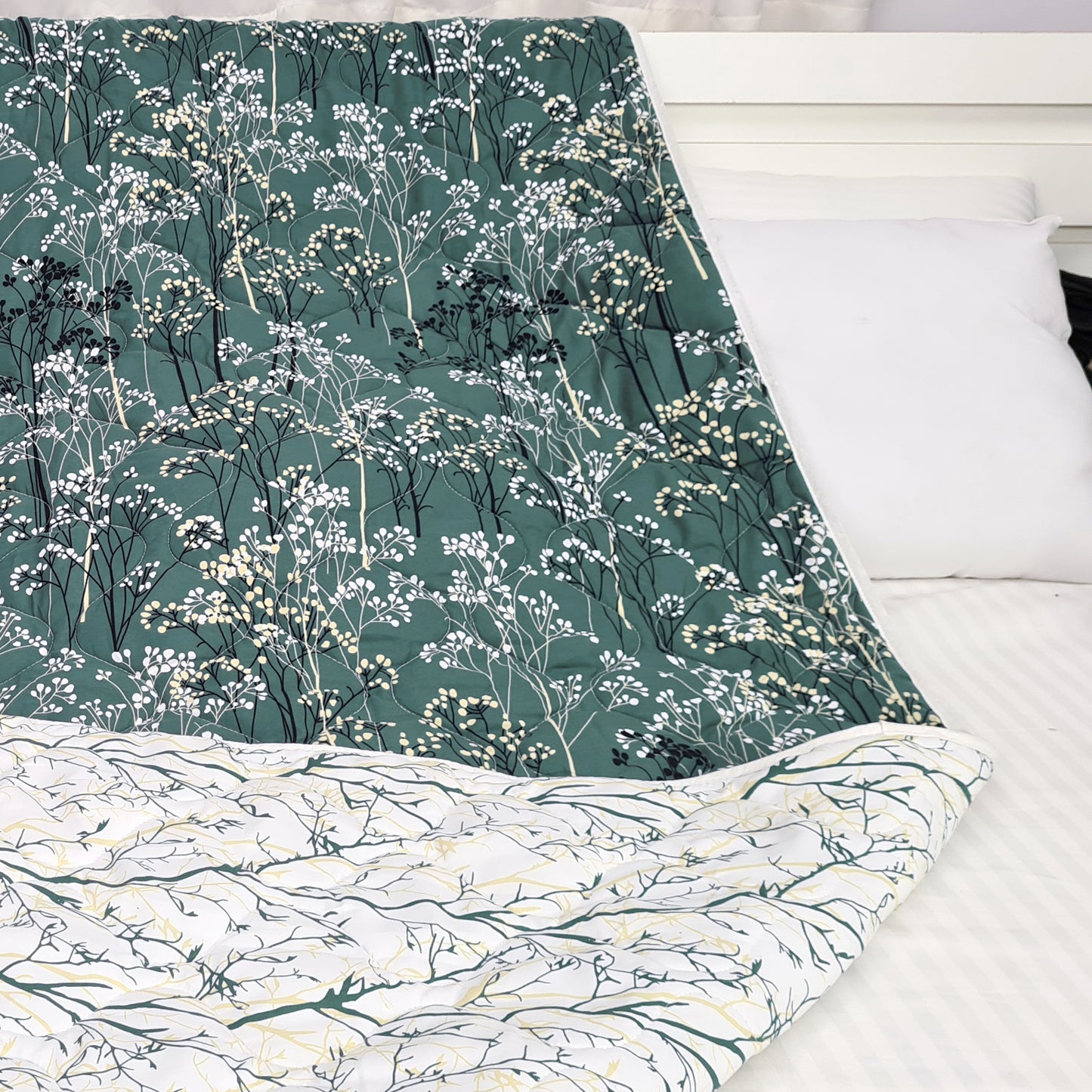 Autumn Floral AC Quilt Comforter for Kids