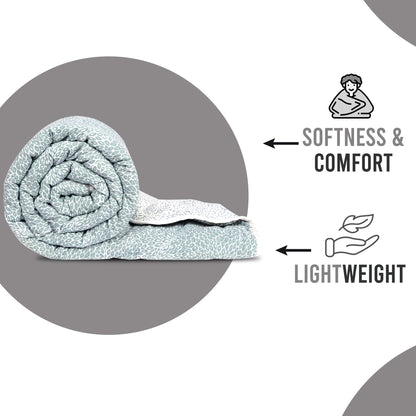 Floral Petals AC Quilt Comforter for Single Bed