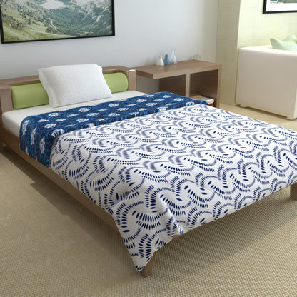Iris Floral AC Quilt Comforter for Single Bed