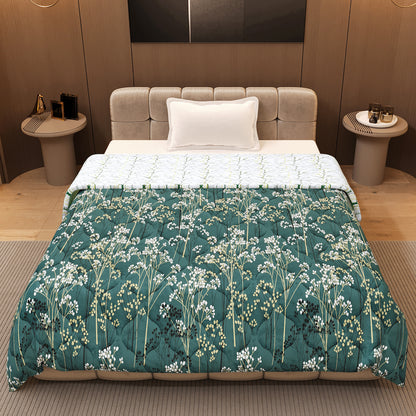 Autumn Floral AC Quilt Comforter for Single Bed