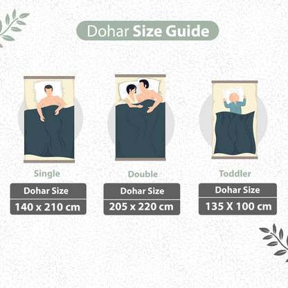 Green Floral Fantasy All Season for 0-3 Years Baby Single Bed AC Blanket for Kids