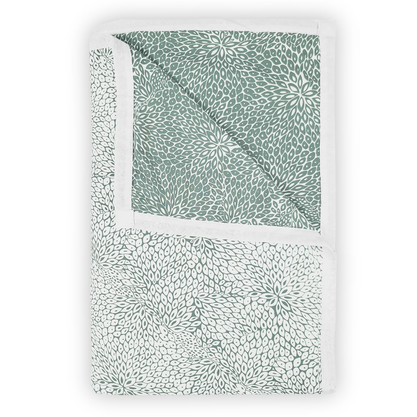 Green Floral Fantasy All Season Microfiber Single Bed Dohar