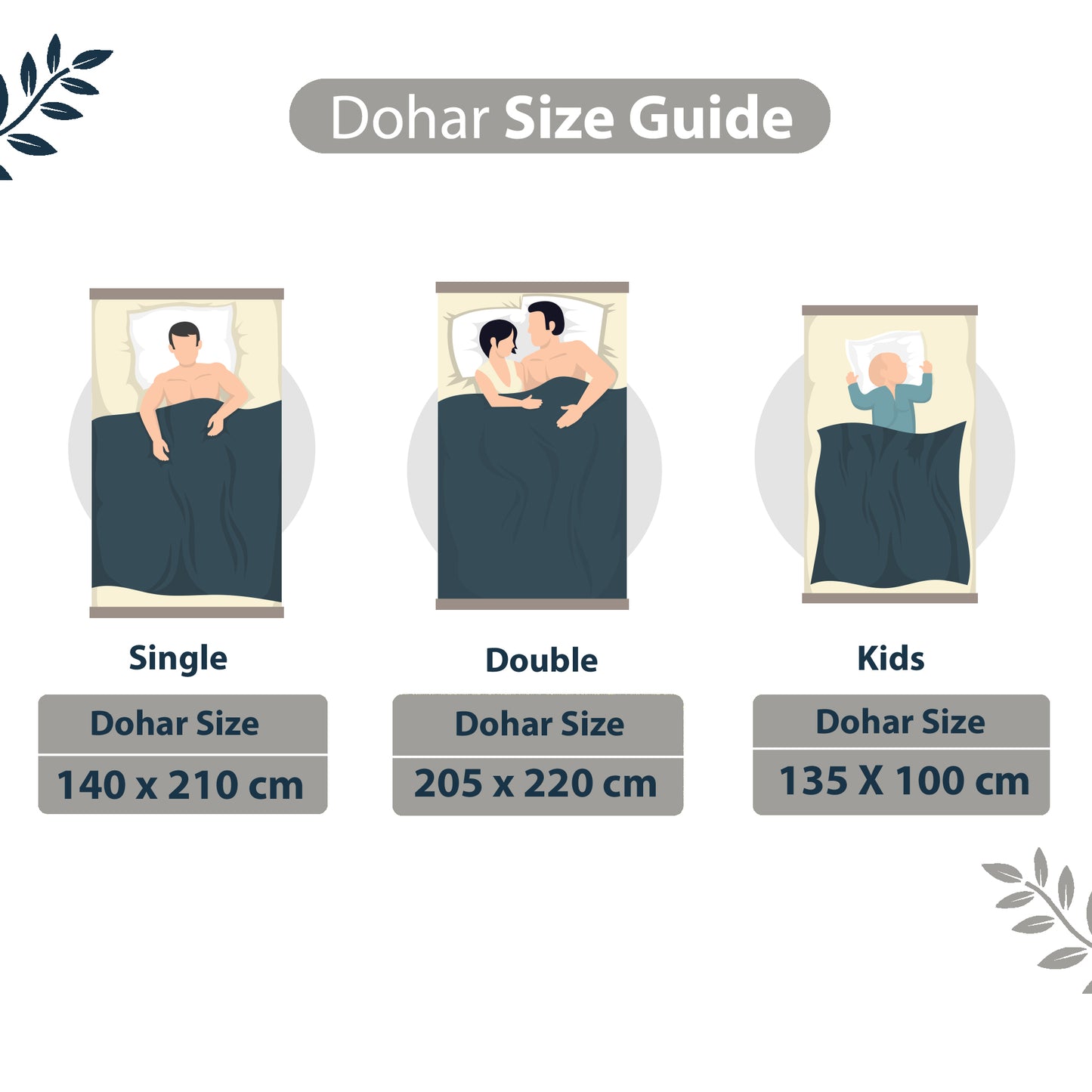 Midnight Grey Geometric Single Bed Dohar – 120 GSM Microfiber