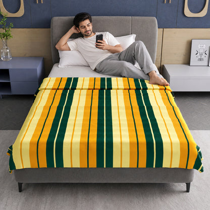 Yellow Microfiber Single Bed Dohar – 120 GSM
