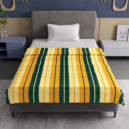 Yellow Microfiber Single Bed Dohar – 120 GSM