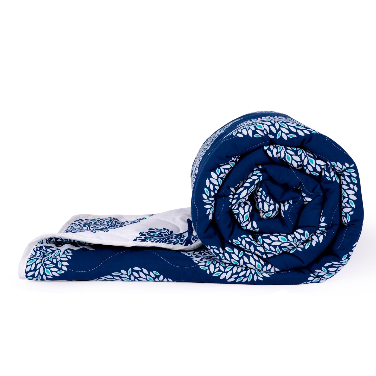 Olive Tree Leaf Reversible Double Bed Size Quilt Comforter