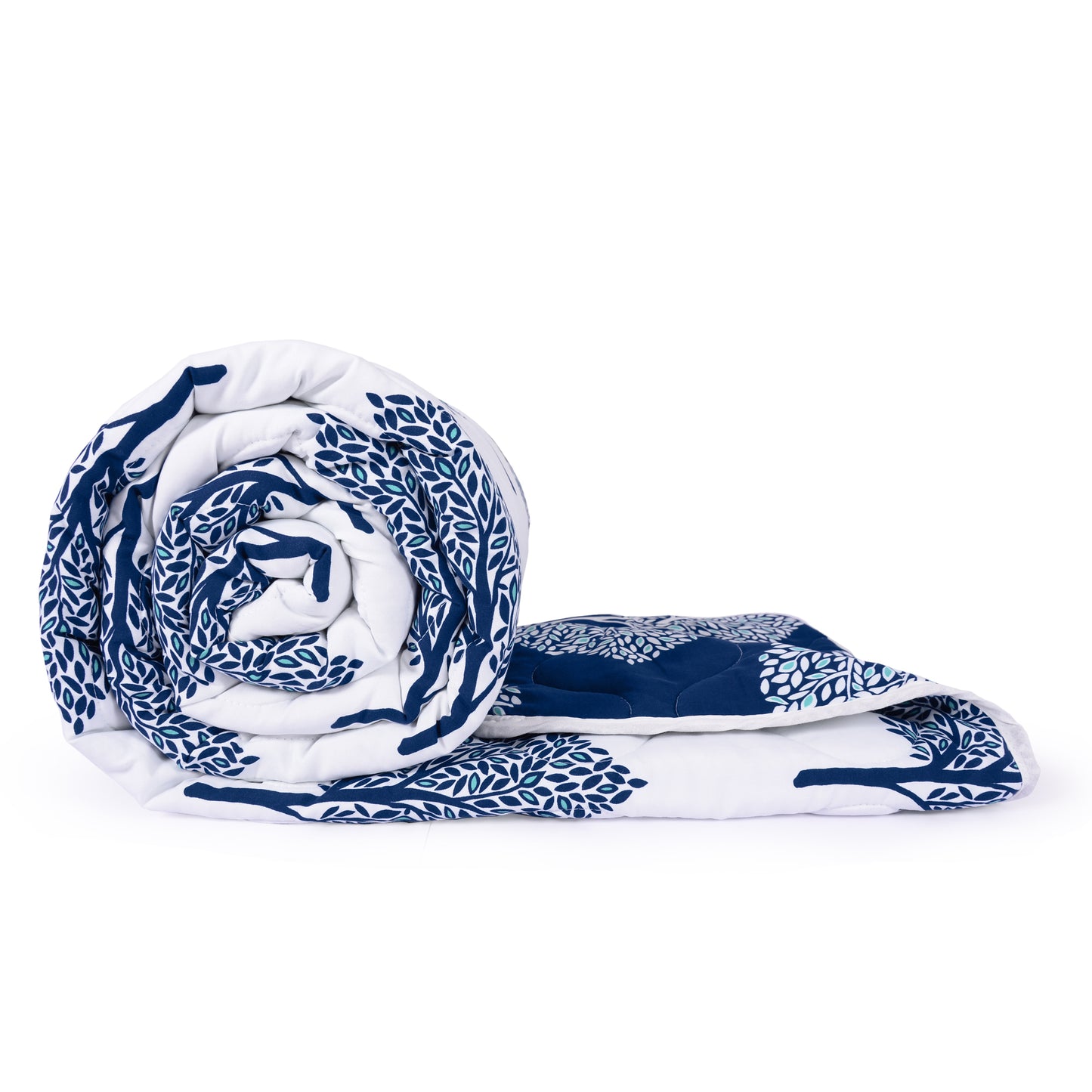 Olive Tree Leaf Reversible Double Bed Size Quilt Comforter