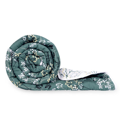 Autumn Floral AC Quilt Comforter For Double Bed