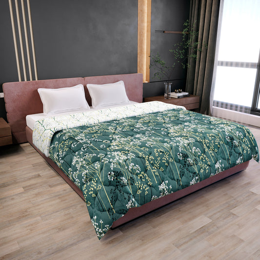 Autumn Floral AC Quilt Comforter For Double Bed