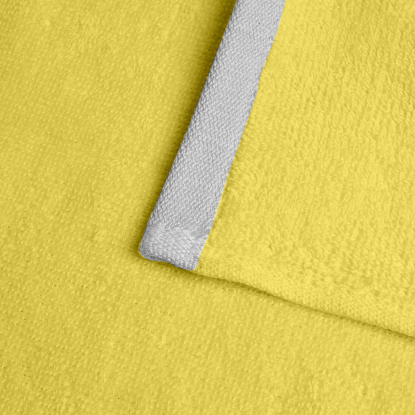 Yellow Cotton Set of 4 Hand & Face Towels Combo (40x60 cm, 30x30 cm)