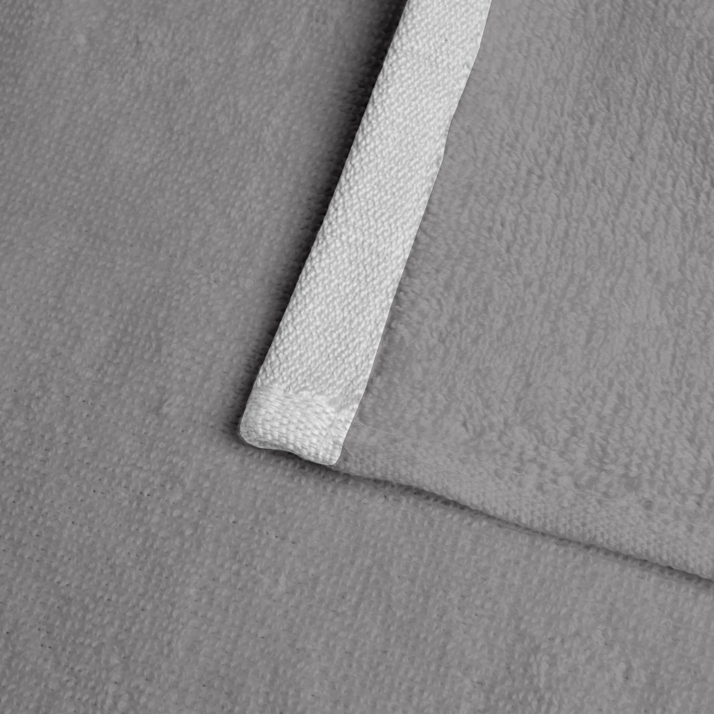 Grey Cotton Set of 4 Hand & Face Towels Combo (40x60 cm, 30x30 cm)