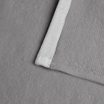 Grey Cotton Set of 4 Hand & Face Towels Combo (40x60 cm, 30x30 cm)