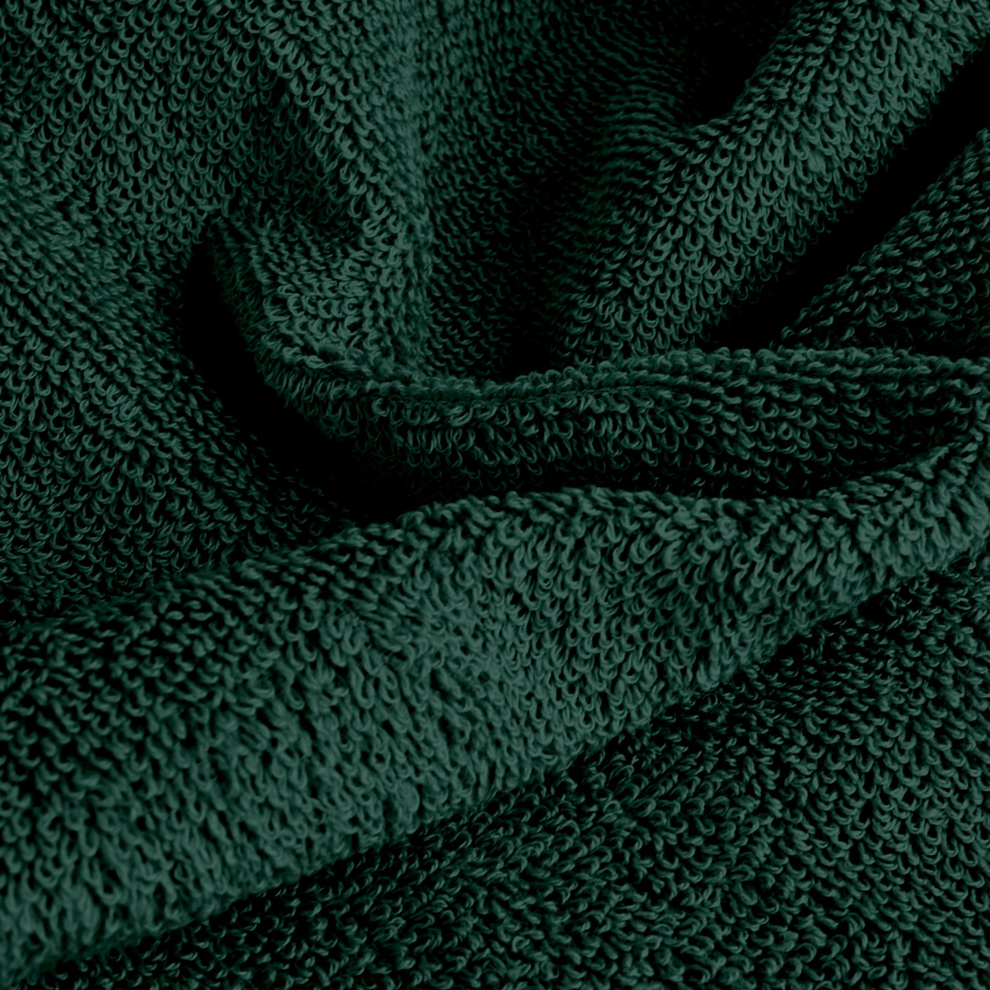 Green Cotton Set of 2 Hand Towels (40x60 cm)