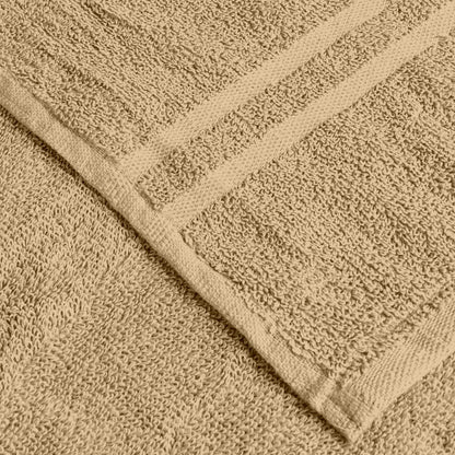 Beige Cotton Set of 2 Hand Towels (40x60 cm)
