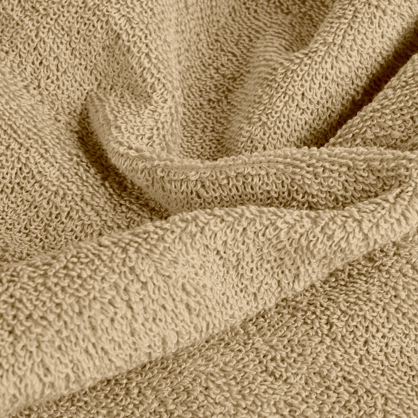 Brown, Grey & Beige Cotton Hand Towels Set of 3 (40x60 cm)